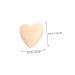 Ibasenice 200 Stk Log Color Peach Cherz Love Spacer Beads - DIY Wooden Heart Jewelry Making Accessories - Buy Online on GoSupps.com