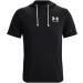 Under Armour Men's Rival Terry Short-Sleeve Hoodie - Black/Onyx White, X-Large - Buy Online on GoSupps.com