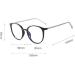 Shop Fuqinqingoz Retro Anti-Eye Reading Glasses - Trendy Pink Blue Light-Blocking Round Flat Lens +100 - Buy Online on GoSupps.com