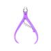 Nail Clipper for Thick Nails 1PC Toenail Ingrown Nail Art Cuticle Nipper Clippers Trimmers Edge Cutter Manicure Scissor Plier Tool Pedicure Dead Skin Remover (Color : Plum)