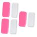 minkissy 6pcs False Eyelash Extension Pad False Lashes Pallet Silicone Pallet for Loose Lash Fake Lashes Silicone Eyelash Extension Pad Eyelash Jade Washers Gasket Fake Eyelashes