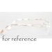 Stylish Dookaa Women's Glasses Brackets - Metal with Rhinestones for Borderless Glasses - White - International Shipping Available - Buy Online on GoSupps.com