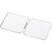 Tenlacum Metal Compact Pocket Mirror - Double Sided Portable Unbreakable Surface Silver | Perfect Travel Accessory - Buy Online on GoSupps.com