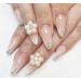 White Pearl 3D Self Adhesive Nail Rhinestones Temporary Tattoo Gems - 4 Sheets - Buy Online on GoSupps.com