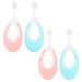 Plafope 4 pieces of children's toothbrush oral care tools Hand toothbrush training toddler toddler toothbrush baby brush toothbrush baby toothbrush for children child oral care toothbrush