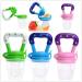 Baby Fruit Feeder Pacifier 3 Pack - Fresh Food Feeder for Toddlers & Kids - Silicone Teething Toy - Buy Online on GoSupps.com