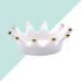 Minkissy Ceramic Nail Art Palette - Crown Shaped Manicure & Pigment Mixing Plate for Nail Makeup (White) - International Shipping Available - Buy Online on GoSupps.com