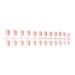 dijiusidy 24 Pieces Solid Colorful Press on Nails DIY Durable French Elegant Colour-fast Personality Acrylic Nail for Manicure Salons 9