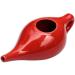 Handcrafted Red Yoga Neti Pot for Nasal Cleansing & Sinus - Ayurvedic Jala Neti Nasal Wash | 2activelife - Buy Online on GoSupps.com