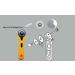 5Pcs Perforating Replacement Blades for 45mm Rotary Cutter - Ideal for Crochet Edge Projects, Fleece, and Scrapbooking - Buy Online on GoSupps.com