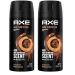 AXE Body Spray Deodorant Dark Temptation for Long Lasting Odor Protection Deodorant for Men Formulated Without Aluminum 4.0 oz (Pack of 2)