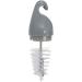 Vital Baby NURTURE Deluxe Bottle Brush - Universal Size - Fits All Bottles - Intergrated Teat Brush - Durable Bristles - Foam Sponge - White/Grey Large - Buy Online on GoSupps.com