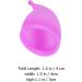 Buy Healvian 18 STK Silicone Period Cups - Reusable Hygiene Cups for Women | Medical-Grade Purple Cups | Miss Fr ulein Peel Gel Included - Buy Online on GoSupps.com