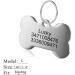 LYL Premium Engraved Personalised Pet Dog Cat Name ID Stainless Steel Tag Collar (L Bone) L (Pack of 1) Bone - Buy Online on GoSupps.com
