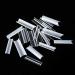 1000 Pieces Extra Long C Curve Half Cover Clear Acrylic Nail Tips - Perfect for DIY & Salon Use | Depth C/U Curved Straight & Square French Nail Forms - Buy Online on GoSupps.com