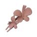 BYBYCD Frosted Butterfly Duckbill Clips Solid Color Hairpin Hair Clip Hair Barrette Hair Claw Ponytail Holder Headwear Hair Accessories(light red)
