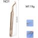 LUKEO Eyelash Extension Tweezers - 8 Types for Classic & Russian Volume Lashes (Color E) - Precision Tools for Perfect Makeup Application - Buy Online on GoSupps.com