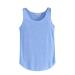 Aniywn Workout Tank Tops for Women Casual Loose Racerback Yoga Shirt Activewear Sport Clothes Sport Vest Tank Tops X-Large Z-blue