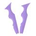 WOFASHPURET 2pcs Silicone Beauty Ruler Eyeliner Pencil Mascara Eyelash Eye Liner Stencils for Eyes