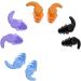 ISTOVO 3 Pair Silicone Earplugs Reusable Silicone Swimmer Earplugs for Adults Black+Purple+Blue - Buy Online on GoSupps.com