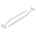 FRCOLOR 2pcs Tongue Cleaner Breath Mouth Cleaner Tool Tounge Scraper Metal Scraper Tool Oral Cleaner Items Tongue Scraper for Adults Oral Tongue Cleaning Tools Pp Portable White Brush 16.5X3.5X0.2CM White