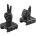 GOTICAL Fixed Backup Finger Sight Set for Picatinny Rail and Weaver | Front and Rear BUIS Set (2 Sets) | 4Pcs Thumb Sight - Buy Online on GoSupps.com