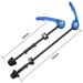 Free-fly MTB Quick Release Bicycle Skewer Set - Front and Rear Mountain Bike Skewers in Blue - Buy Online on GoSupps.com