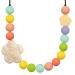 Baby Teething Necklace for Mom to Wear  Silicone Teething Necklace for Baby  Teether Chew Necklace Breastfeeding  BPA Free  Dishwasher Safe