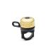 Woom Vienna Bell Bicycle bell for children loud for boys and girls for 19 22.2 mm diameter brass sound glossy gold