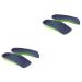 Gatuida Orthotic Insert 2 Pairs Splints Relief Insole Medial Insoles Medical Insoles Arch Support Insert 3/4 Insoles Arch Support Orthotic Inserts Flat Foot Insoles Women's Heel Gasket