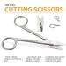 SANDBROS Crown Beebee Scissor Dental Instruments 4 inches - Manicure Nails Sewing Embroidery Felt Cutting - Buy Online on GoSupps.com