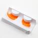 Healtheveryday 1 pair New Styles Handmade Long Fancy Party False Feather Eyelashes Makeup Eye Lash (Orange)