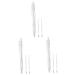 Beavorty 3 Sets Auxiliary Eyebrow Pencil Body Pen Marking Pen Using Pen Embroidered Eyebrow Pen White Plastic 14.00X1.40X1.40CMx3pcs Whitex3pcs