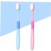 Gleavi 4-Piece Toothbrush Set - Thai Gift Idea for Travelers | Sky Blue & Pink Oral Care Tools for Post-Birth Cleaning - Buy Online on GoSupps.com