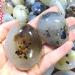 1pc raw Natural Crystals Moss Agate Palm Stone for Home Decoration - Buy Online on GoSupps.com