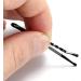 Benoon Black Jumbo Bobby Hairpins - 60 Metal Wave-Shaped Clips | Flat Lace Style Hairpins for Salon & Everyday Use - Buy Online on GoSupps.com