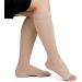 PEDIMEND Knee High Compression Stockings (1PAIR) | Thigh High Compression Stockings (1PAIR) | Reduce Varicose Veins | Effective Relief From Tightness & Muscle Soreness | For Men & Women 2 Count (Pack of 1) Beige - Buy Online on GoSupps.com