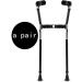 Forearm Crutches Adjustable Canes Crutches Aluminum Alloy Light Can Be Telescopic Elbows Disabled Underarms Walking Anti-Skid Walking Sticks Lightweight Arm Crutch Journey - Buy Online on GoSupps.com