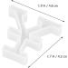STOBOK 12 Pcs Silicone Mold Silicone DIY Mold DIY Symbol Mold Epoxy Jewelry Molds Gummy Molds Resin Necklace Mold Molds for Concrete DIY Crafts Cake Mold Manual White Silica Gel Whitex3pcs 4.8X4.2CMx3pcs - Buy Online on GoSupps.com