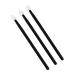 Baluue 3pcs Makeup Brush Eye Shadow Brush for Makeup Eye Primer Brush Eyeshadow Sticks Black Aluminum