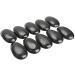 Glakyur 10 Pairs Black Plastic Hairdressing Coloring Ear Cover Protector - Buy Online on GoSupps.com