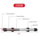 MODUODUO Aquarium Heater Submersible betta fish Tank heater with Suction Cups Auto Thermostat Heater for Marine Saltwater and Freshwater (200W) - Buy Online on GoSupps.com