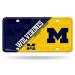 Rico Industries NCAA Unisex Metal License Plate Tag Michigan Wolverines 6 x 11.5-" Team Color