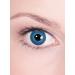 Contact lenses annual lenses blue iris - motif lenses with prescription (1 piece) - dioptria: -2.5 - ideal for Halloween carnival & motto party blue iris -.5 dioptria