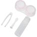 EVSCAN Cartoon Potted Contact Lens Container - Pink - Lightweight & Portable for Travel - Mirror Look Design - Buy Online on GoSupps.com