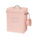 Washing Powder Can Metal 4L Retro Washing Powder Box with Dosing Iron Spoon Household Washing Powder Container Detergent Box with Lid Storage Box Powder Detergent Storage 16 cm x 11.7 cm x 20 cm Pink