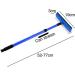 Warooma Lengthened Window Squeegee Cleaner Brush Shower Car Wiper Extendable Squeegee Tool Sponge for Mirror Glass Door Ceiling (Blue) - Buy Online on GoSupps.com