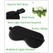 100% Mulberry Silk Eye Mask with Adjustable Strap for Deep Sleep - Black - Buy Online on GoSupps.com