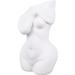 Buy Cryfok White Ceramic Female Body Vase - Modern Bohemian Home Decoration for Living Room & Study - Buy Online on GoSupps.com