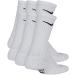Nike Kids' Performance Cushioned Crew Training Socks (6 Pack) | Dri-FIT Technology, White/Black | Boys & Girls Comfort Socks - Buy Online on GoSupps.com